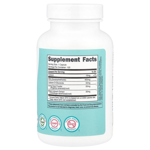 Nutricost, Women, DIM с D-глюкаратом кальция и дудником китайским, 120 капсул