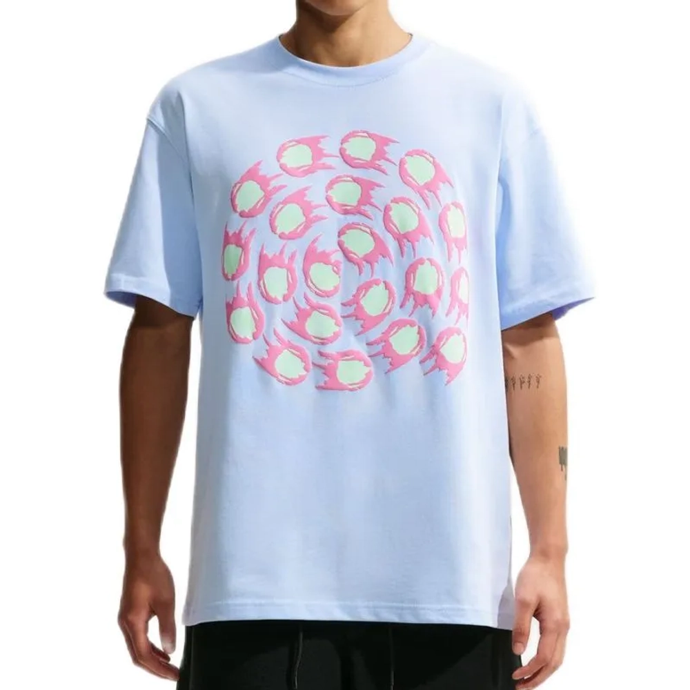Мужская теннисная футболка Nike Club Rules Logo2 - hydrogen blue