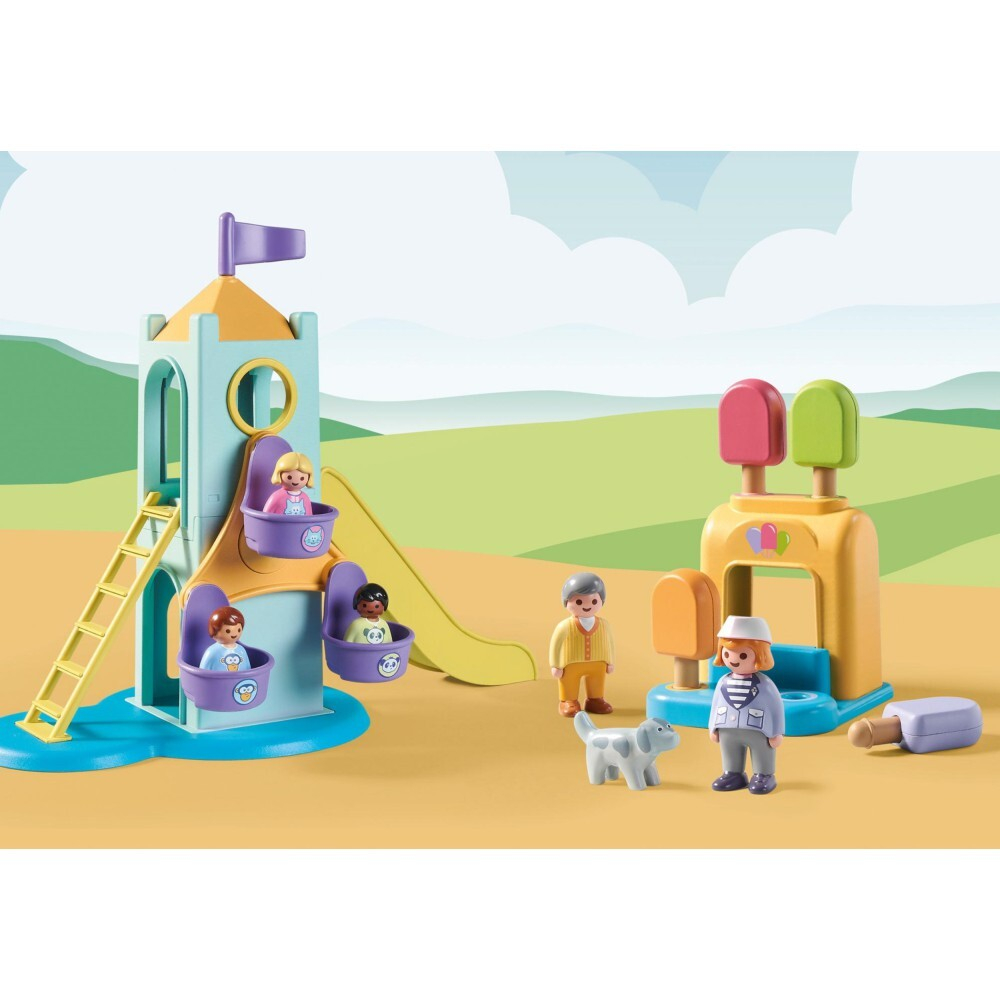 Playmobil - 1.2.3 Башня приключений и подставка для мороженого 71326 / артикул   71326  / GTIN 4008789713261