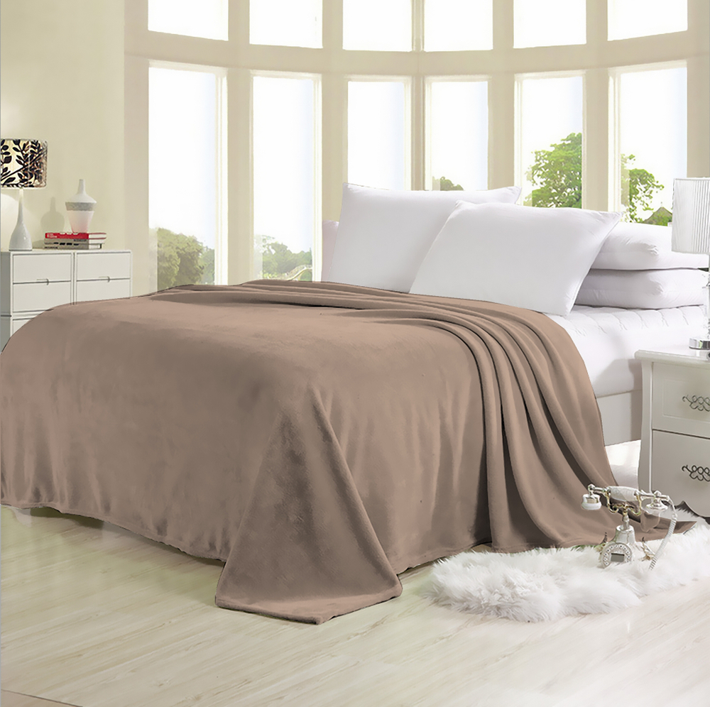 Плед велсофт 180х200 "ПВ18" (300гр/м2)