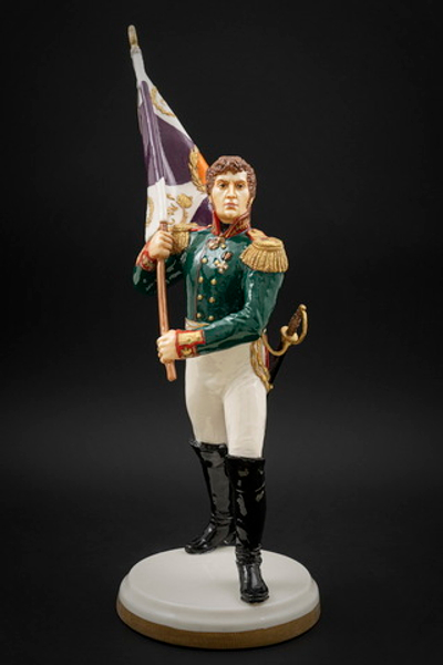 Статуэтка. Фарфор. Солдат. Тучков Александр Алексеевич - Русский полководец. Россия