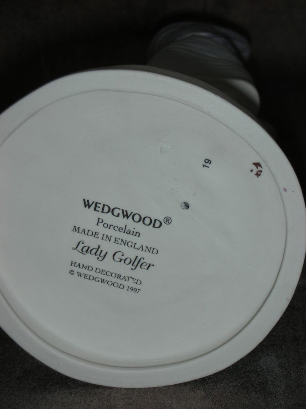 Статуэтка. Фарфор. Леди гольфистка. Wedgwood. Англия