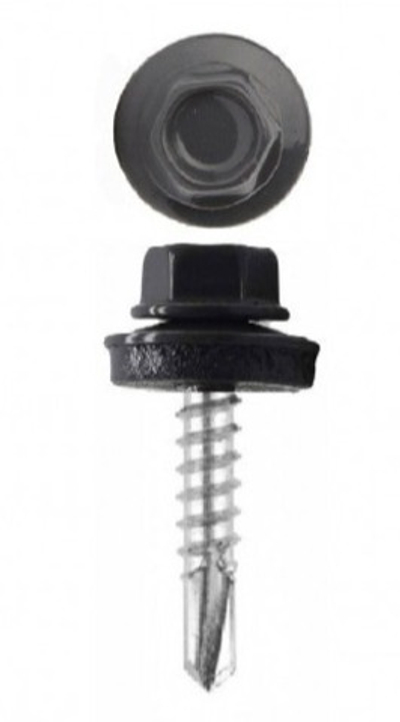 Саморез кровельный Daxmer 5,5х25 RAL 7024