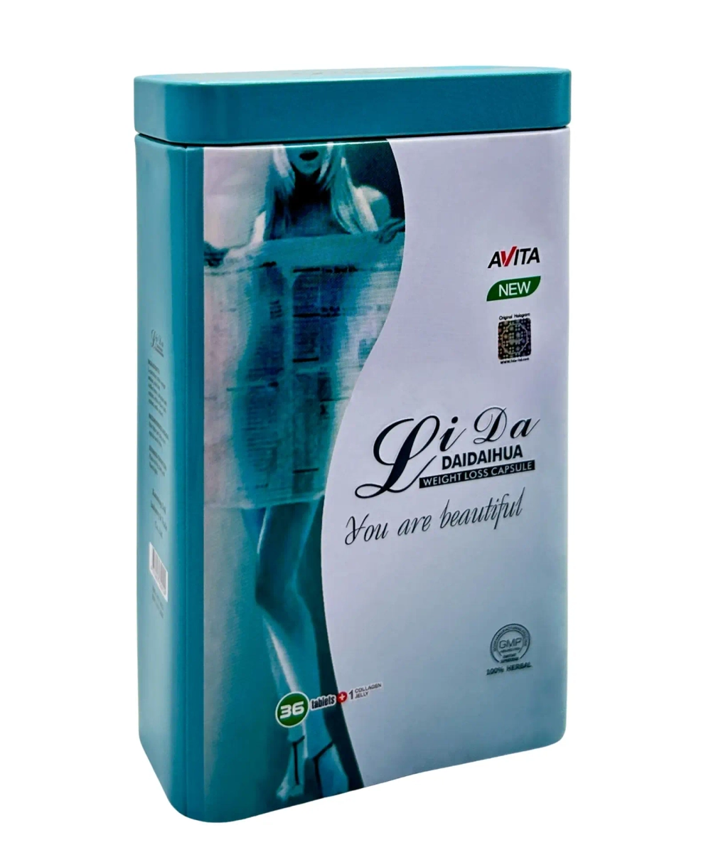 Лида для снижения веса капсулы в железной банке