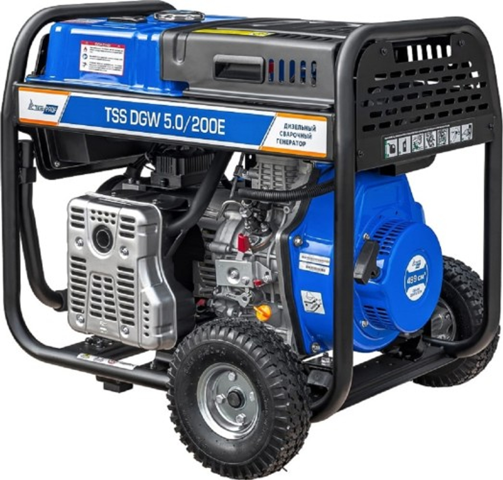 Сварочный генератор ТСС PROF DGW 5.0/200E дизельный 045621