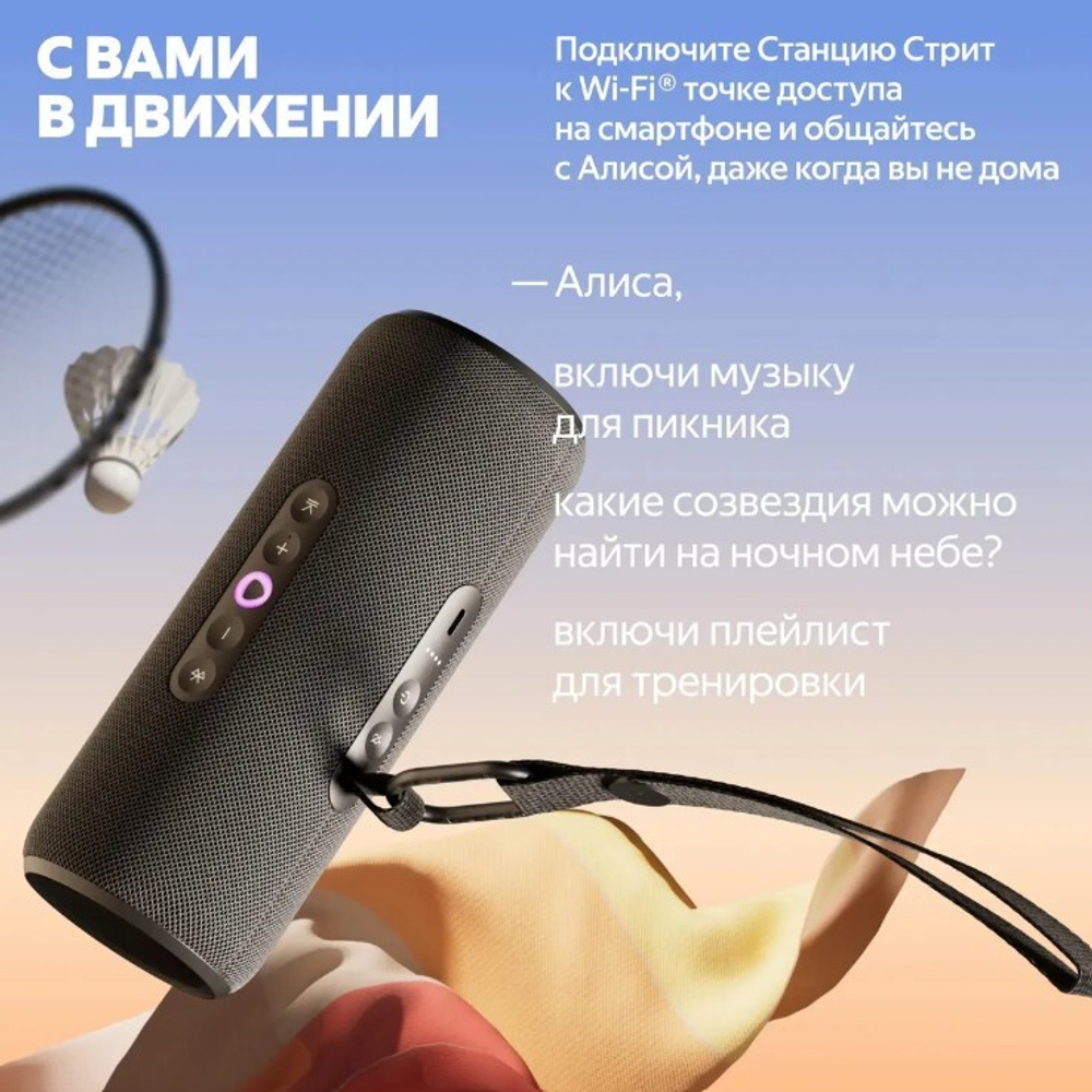 Умная колонка  Яндекс Станция Стрит