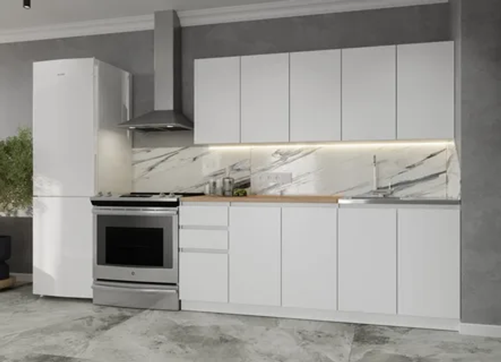 Кухня Мори 2.0 Белый