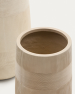 Набор из 2 кашпо Tival из песчаника бежевого цвета Ø 45 см