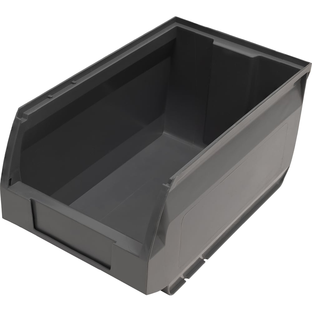 Ящик Gigant 250x150x130 ПП темно-серый 32076