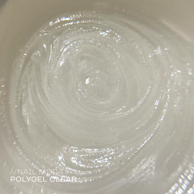 Nail Moda Polygel Clear - Полигель для моделирования ногтей, 30гр