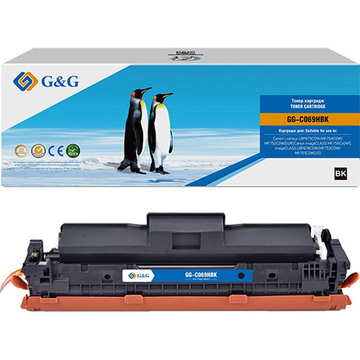 Картридж G&G, аналог Canon 069H BK (5098C002) для LBP673/MF754/MF752 черный (7.6k)