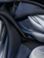 Шелк атласный Achille Pinto с сине-голубым градиентом