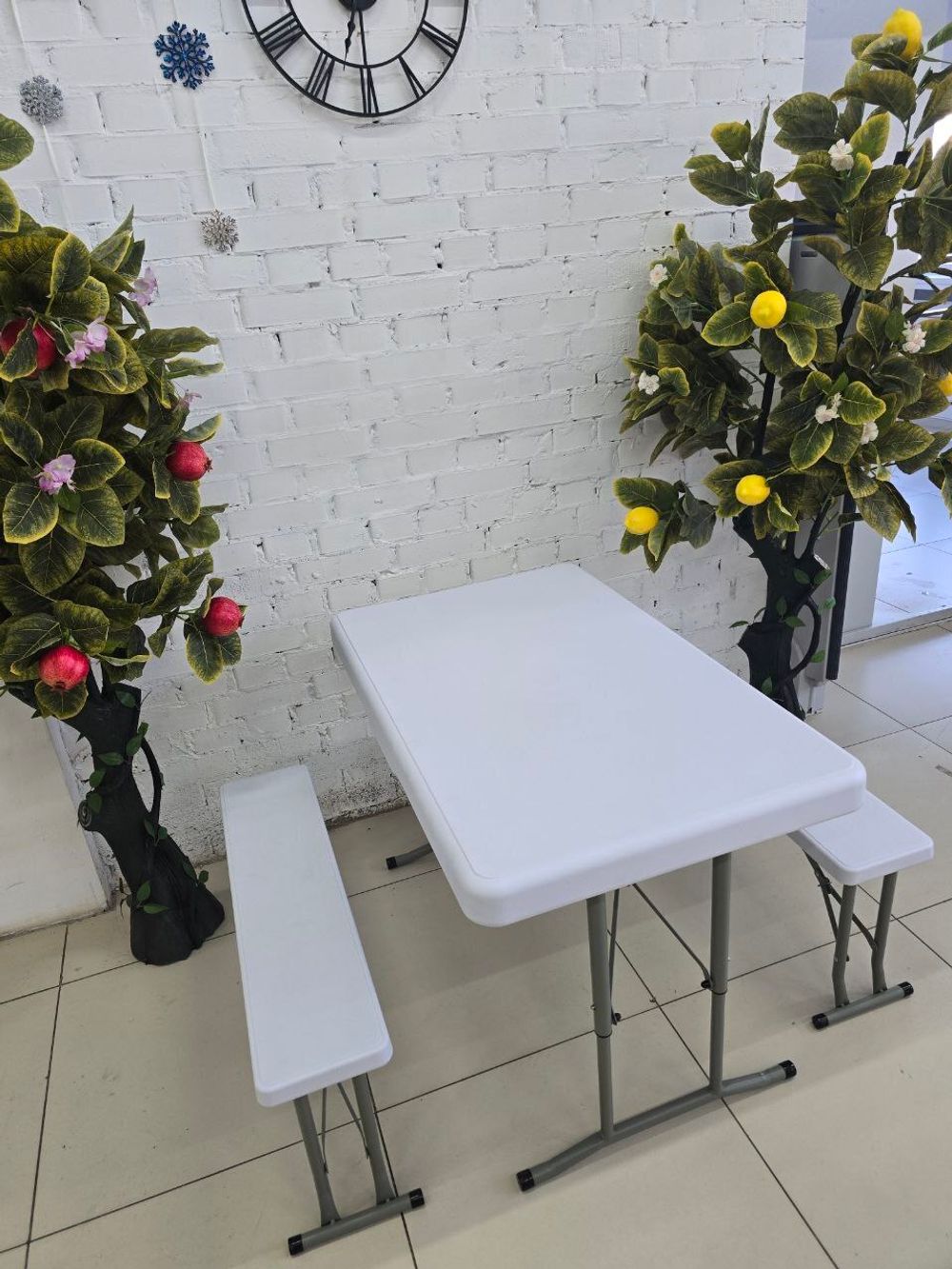 Набор садовой мебели Стол с 2-мя скамьями MESA-105-3