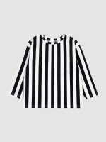 Лонгслив оверсайз Mjölk Black Stripes