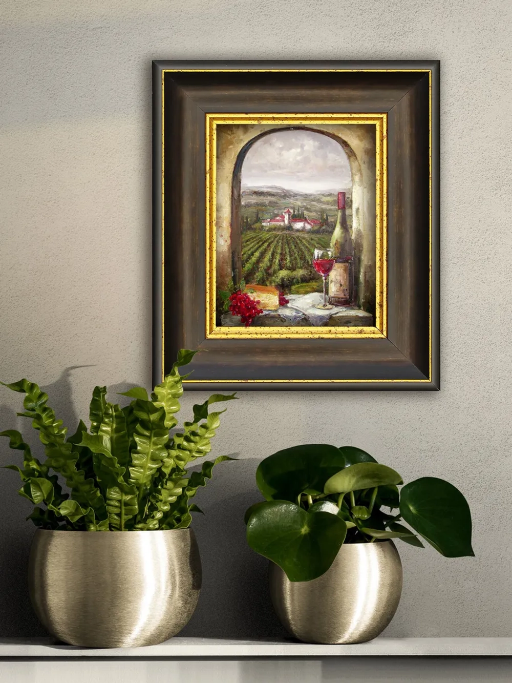 Картина настенная интерьерная в багетной раме 20*23 см