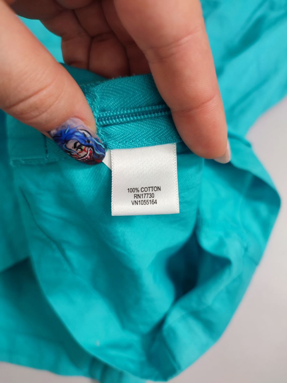 Топ Merona. голубой 46 размер