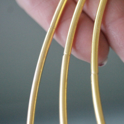 Кольца металлические для макраме 30 см 3 шт в наборе, цвет золотистый, неразъемное / кольцо металлическое основа для рукоделия / основа для ловца снов
