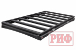 Багажник экспедиционный (платформа) алюминиевый 1150x2080 мм для Mitsubishi Pajero IV (с крепежом) РИФ