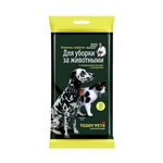 Салфетки влажные Teddy Pets для уборки за животными 25 шт