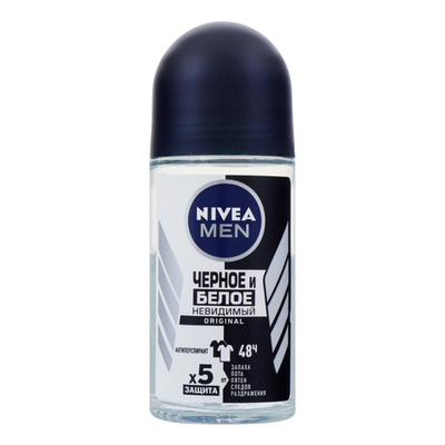 NIVEA MEN Антиперс-ролик,Невид,защита д/черн и бел (50мл)