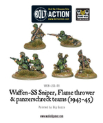 Waffen-SS sniper, flame thrower & panzerschreck teams (...