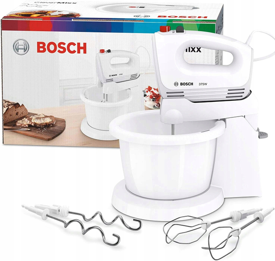 Bosch MFQ 2600W белый Миксер с чашей