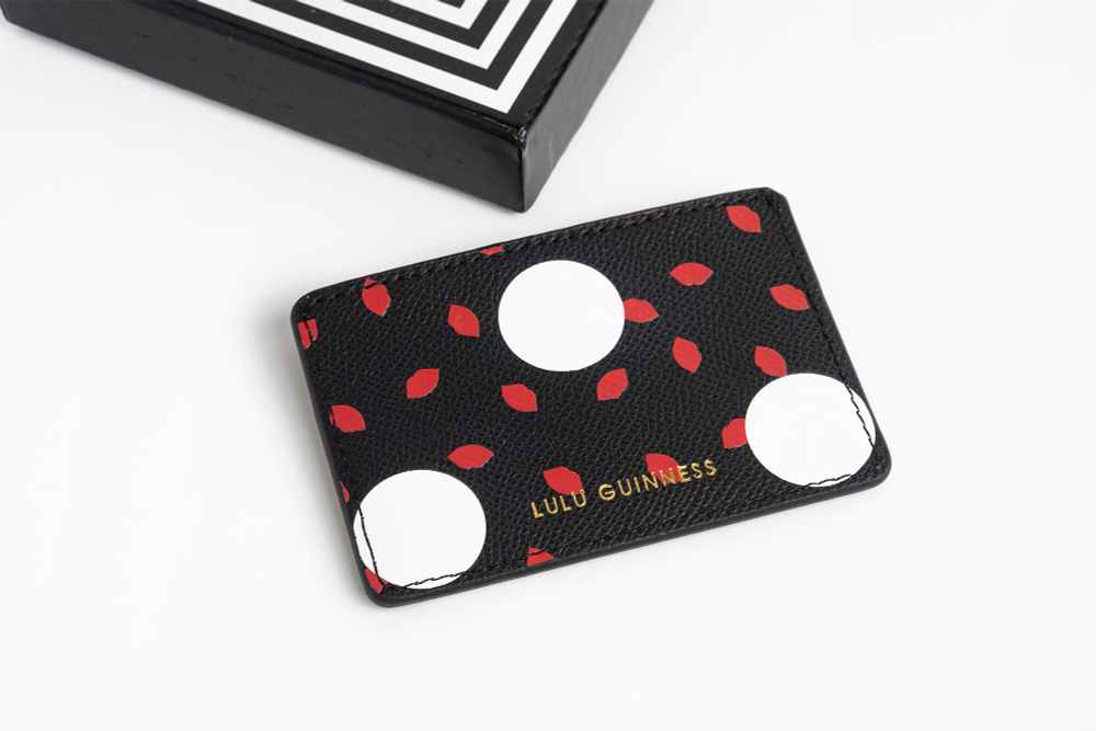 Дизайнерский кошелек Lulu Guinness для кредитных карт