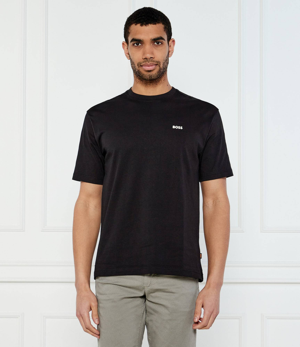 Футболка Te_surfaceshort BOSS ORANGE - черный(50534925)