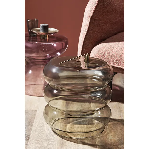 Столик приставной Vivlend, Ø38 см, серо-зеленый