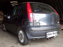 Фаркоп оцинкованный Galia F090A для FIAT Punto 1999-2005, FIAT Grande Punto 2005-2012(паспорт и сертификат в комплекте)(без электрики)