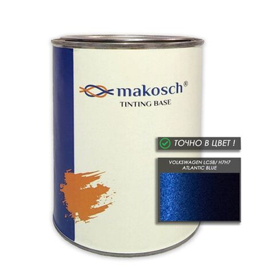 Автоэмаль makosch/VOLKSWAGEN LC5B, H7H7, Базовая эмаль, синий, перламутр, 800мл.
