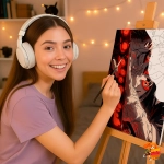 Картина по номерам Клинок рассекающий демонов Кокушибо