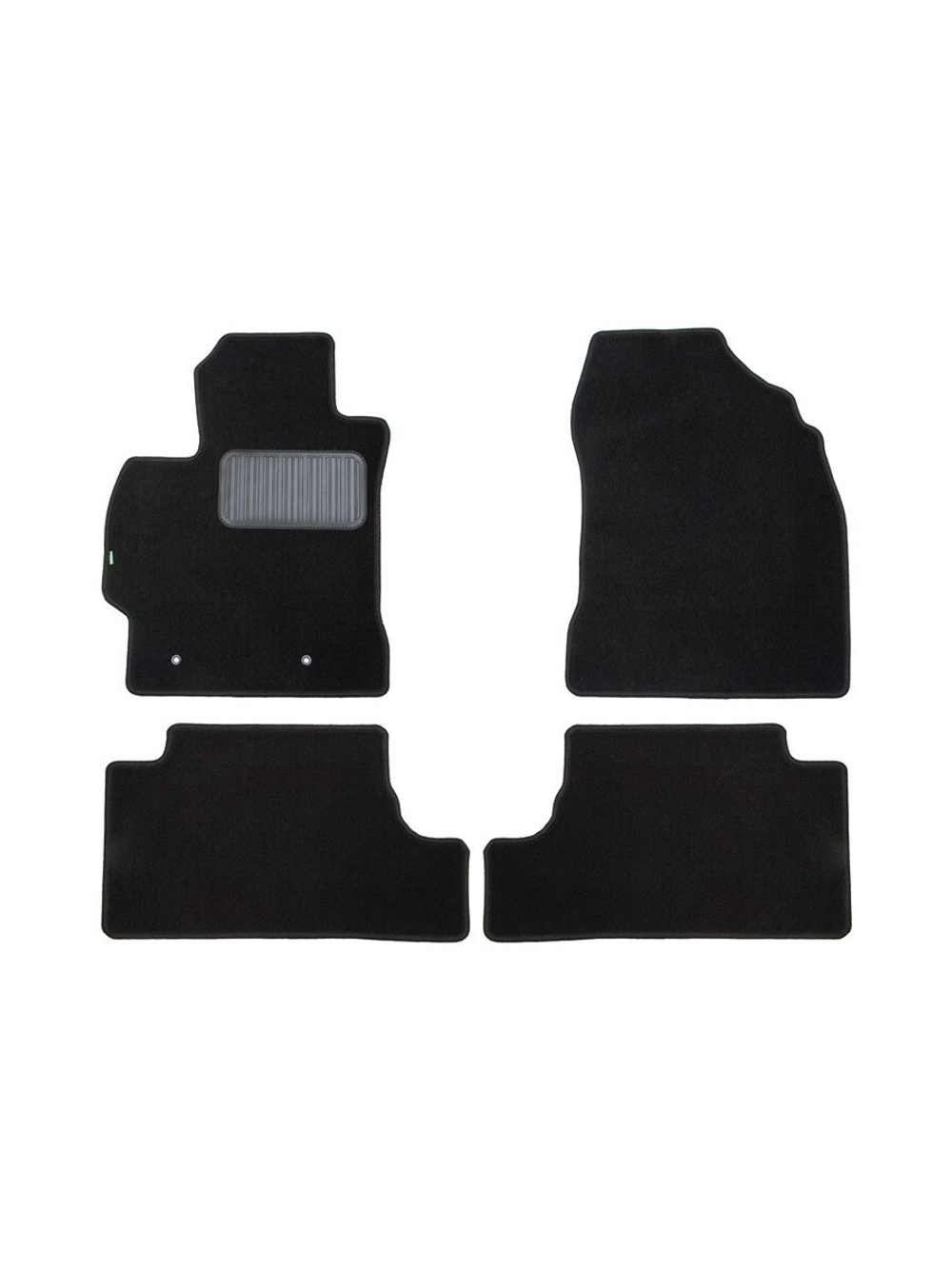 Коврики в салон для TOYOTA Land Cruiser 120 Prado АКПП 2002-2007, 2007-2009, внедорожник , 4 шт. (текстиль) KLEVER02480101210KH