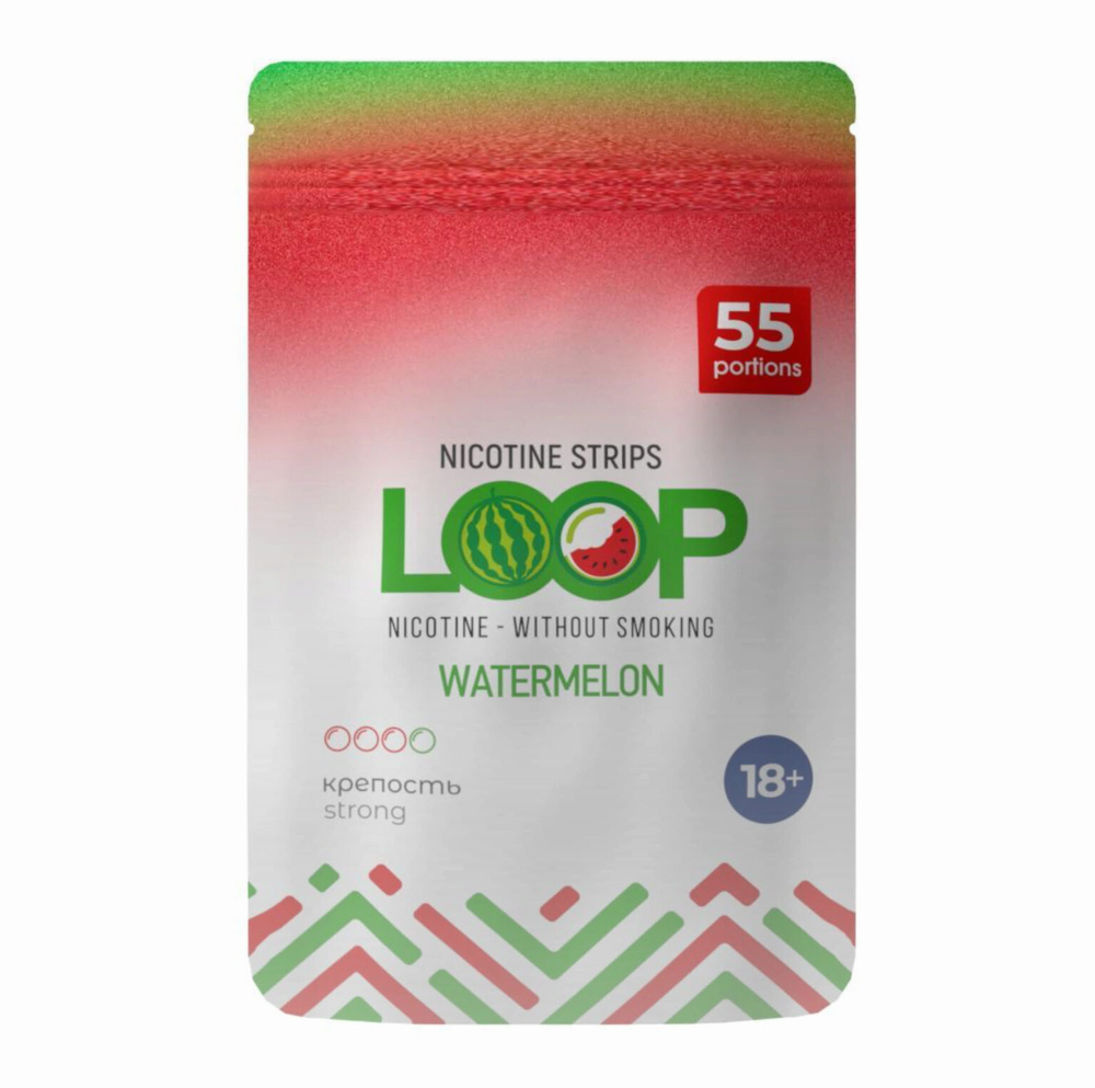 LOOP WATERMELON НИКОТИНОВЫЕ ПЛАСТИНКИ (12 МГ) - СОЧНЫЙ АРБУЗ