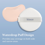 Hince, Second Skin Mesh, матирующий кушон, SPF 40 PA++, оттенок 23 песочный, 12 г (0,42 унции)