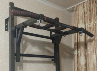 Турник навесной 3 хвата антик