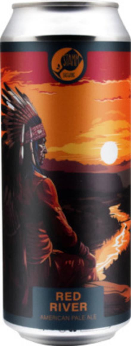 Пиво Штамм Бир Рэд Ривер / Stamm Beer Red River 0.5 - банка