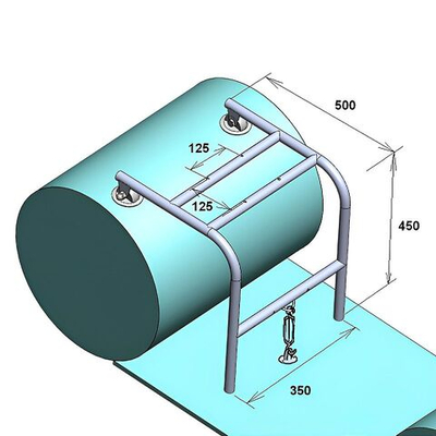 Стойка для сиденья из нерж. ст. с бортовым креплением для надувной лодки (10269304)