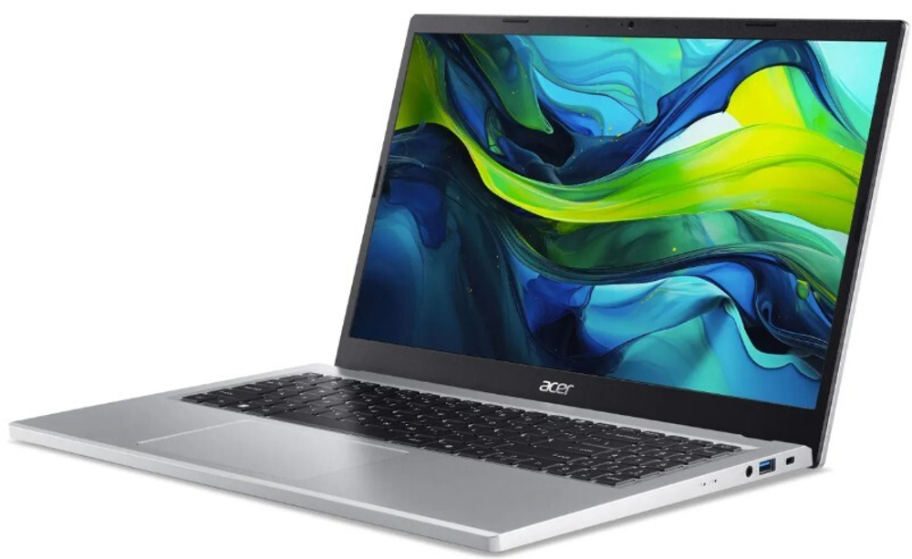 Ноутбук  Acer Aspire Go AG15-31P-38DT 15.6 ", Core i3, 8 Гб RAM, 256 Гб SSD, UHD Graphics, Серебристый