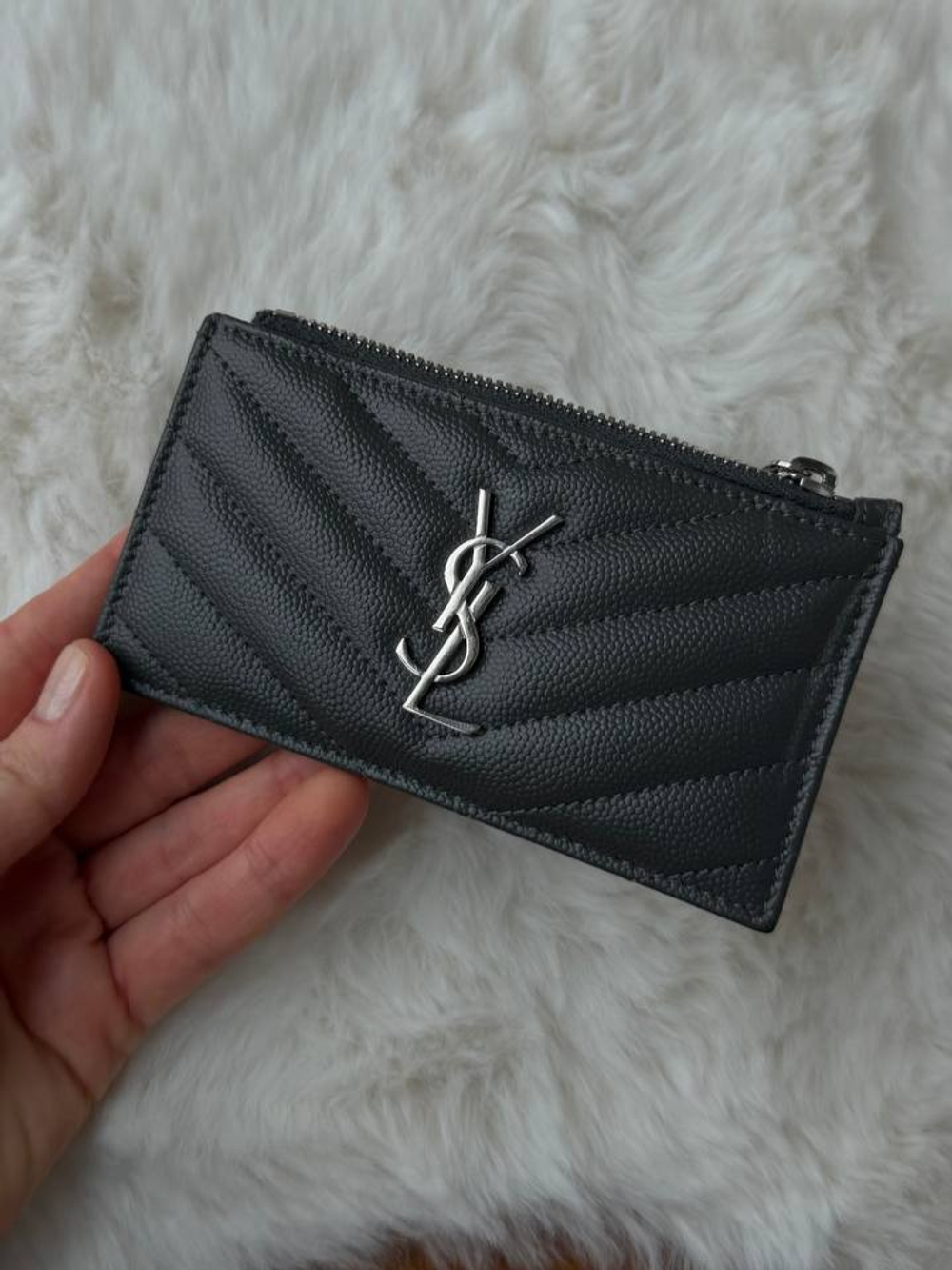 Картхолдер Saint Laurent Monogram Fragments