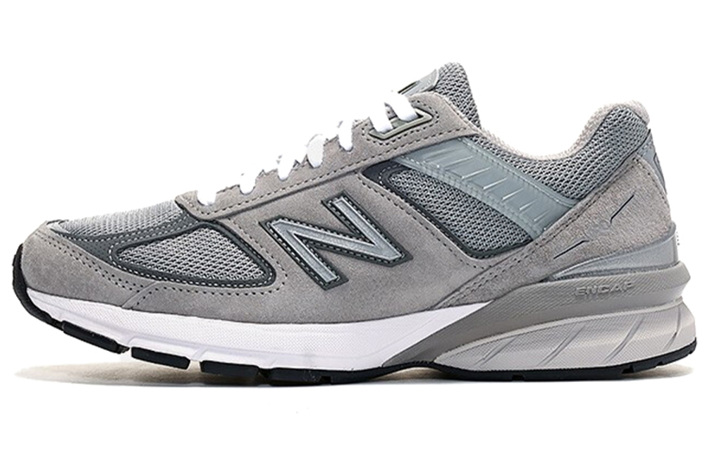 New Balance NB 990 V5 Vintage Leather Low top Running Shoes Women"s Gray D Width