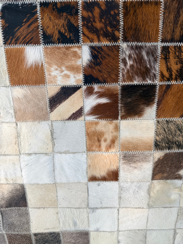 Ковер овальный натуральный Телячья шкура