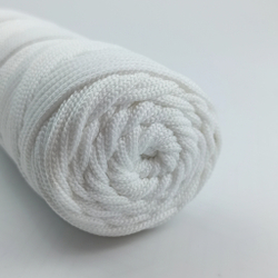 Полиэфирный шнур круглый 3 мм Белый