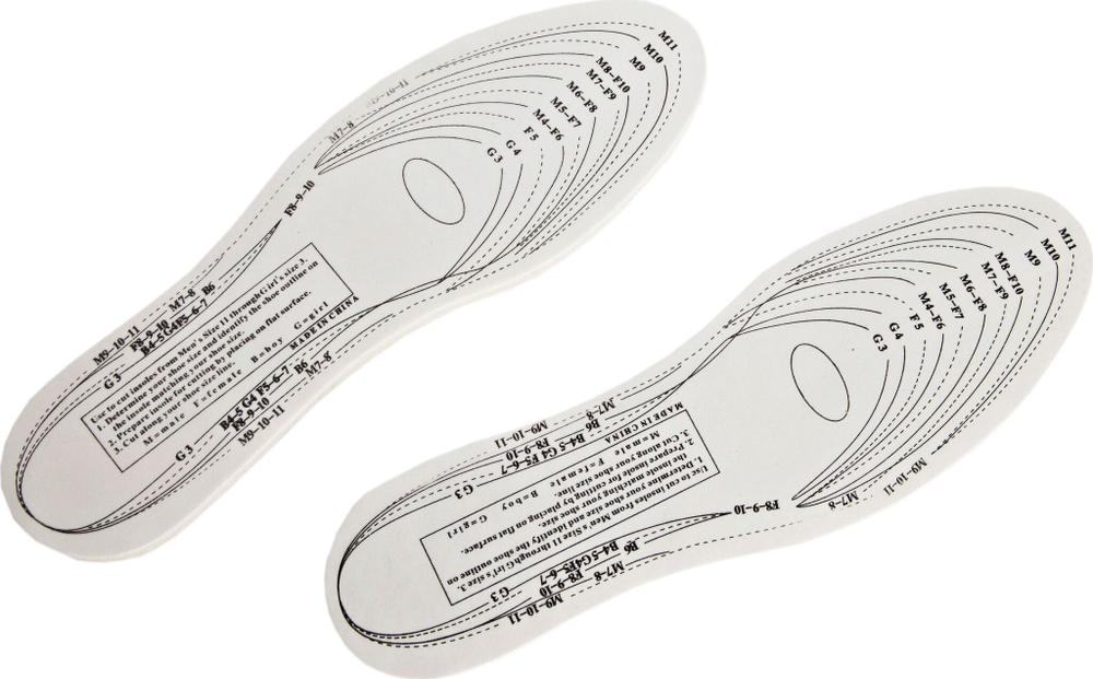 Стельки с памятью Здоровая стопа KZ 0047 BRADEX