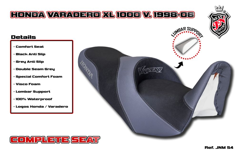 Honda Varadero XL 1000 1998-2006 JN-Europe полное сиденье Комфорт Вискоза (JN+Visco)