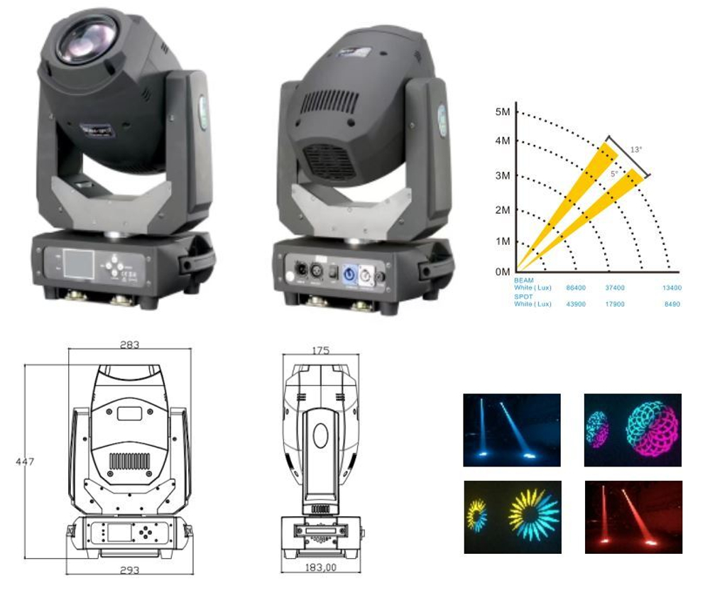 Q4 200W LED SPOT BEAM