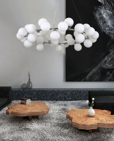 Подвесная люстра Lumina Deco Marsiada LDP 6033-40 CHR