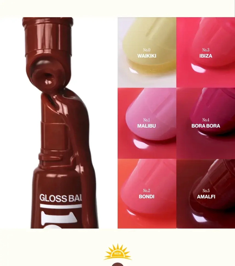 Unleashia Sunset Dazzle Gloss Блеск-бальзам с сияющим финишем и мягким оттенком 10 г