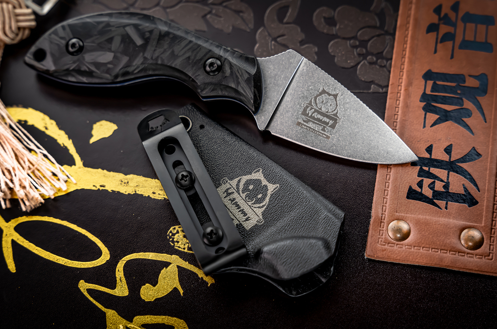 Туристический нож Hammy Elmax StoneWash Carbon