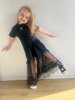 Костюм футболка с юбкой макси